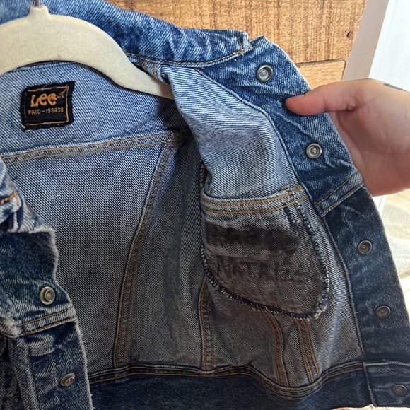 Kids Unisex Lee Denim Jacket - Picture 3 of 4